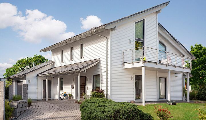 Casa con tetto sfalsato Casa con tetto sfalsato